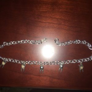 Teeth adjustable necklace